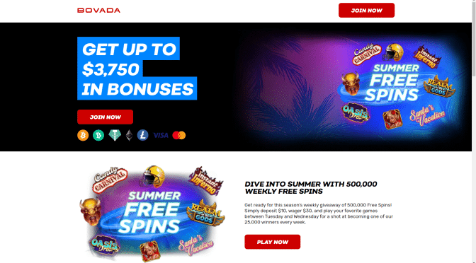 Bovada Free Spins