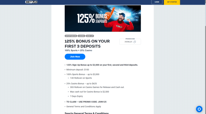 BetUS Welcome Bonus October 2024