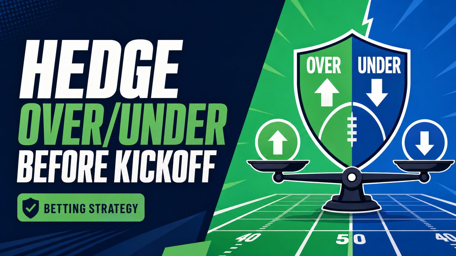 How to Hedge an Over/Under Bet Before Game Time Without Losing Value