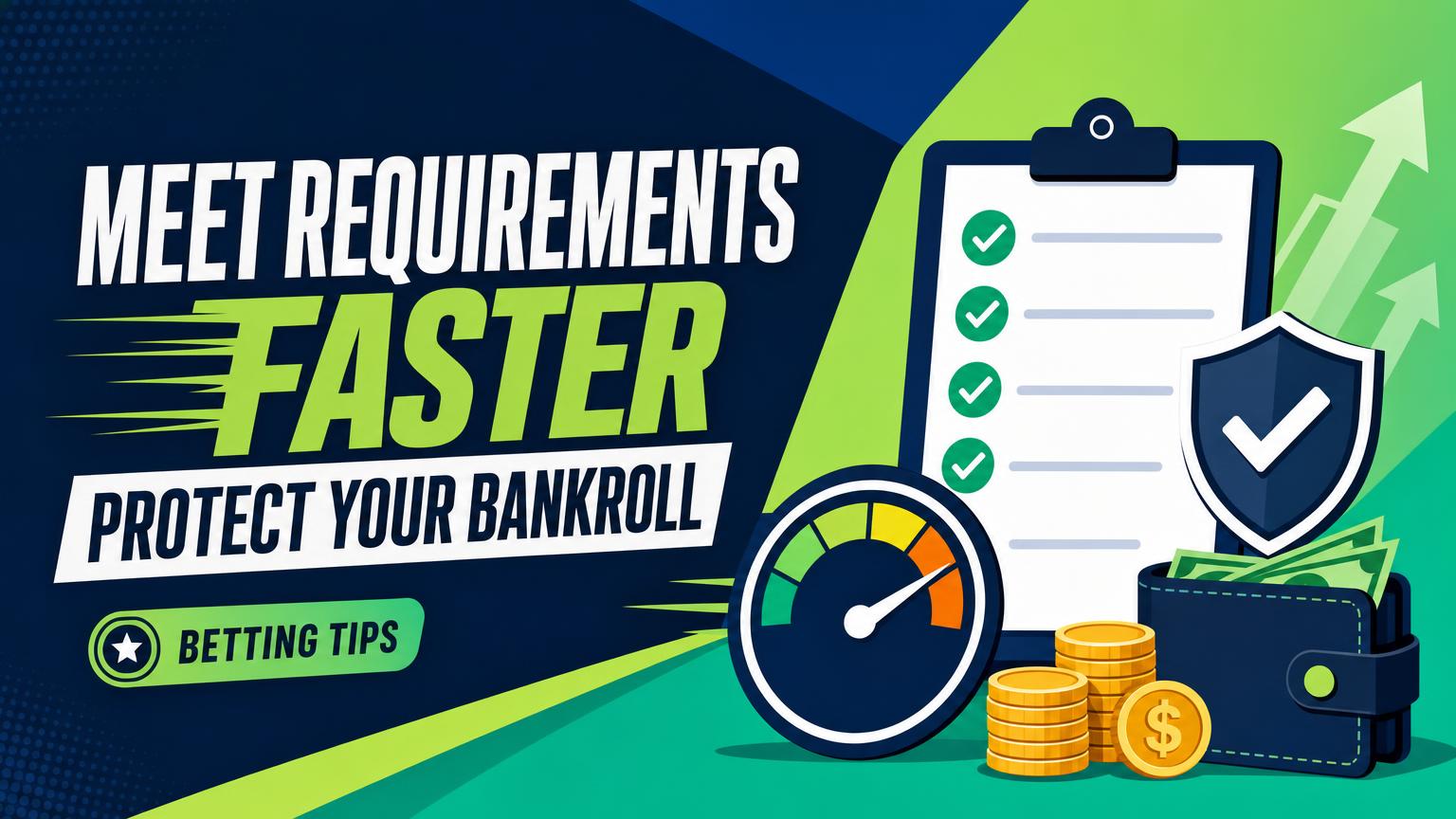 How to Meet Wagering Requirements Quickly Without Risking the Bankroll