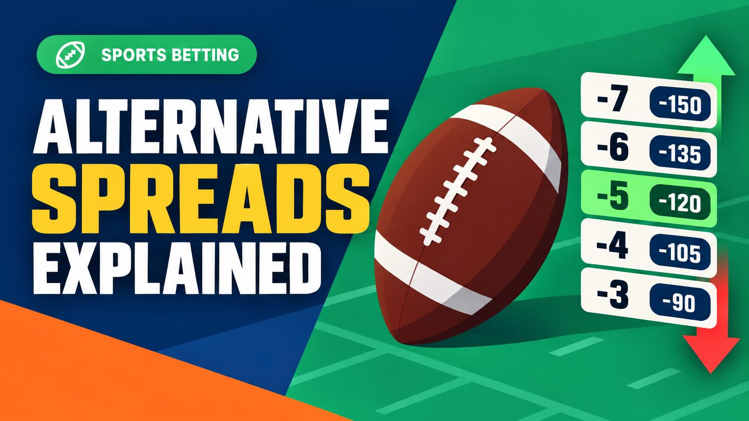 How Alternative Point Spreads Work and How Odds Change With Each Point