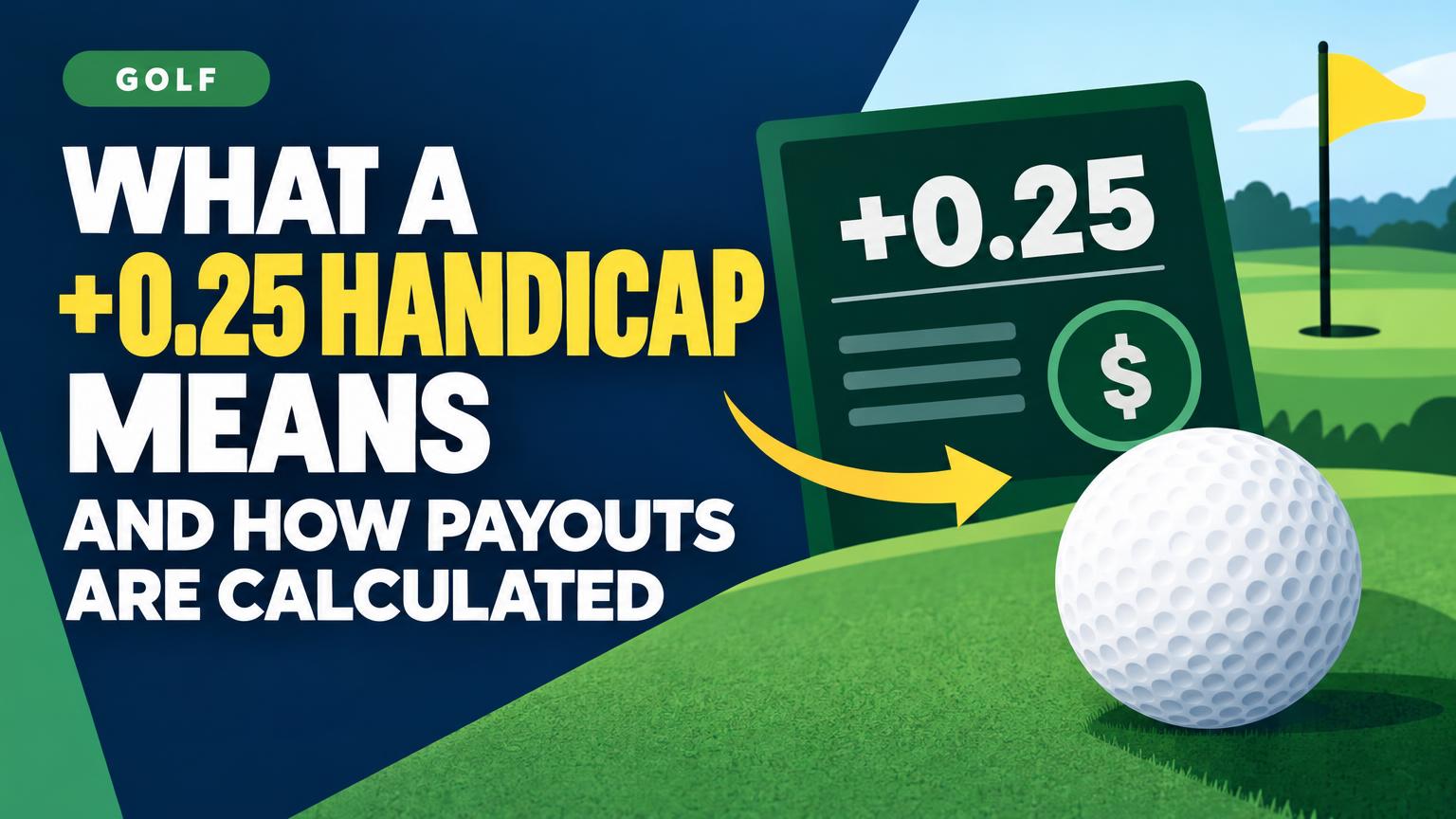 What a +0.25 Handicap Means and How Payouts Are Calculated